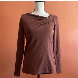 Ann Taylor Brown Blouse Womens Size S